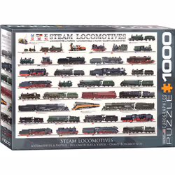 Eurographics Steam Locomotives, 1000 pc(s), Vehicles