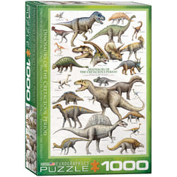 Eurographics Dinosaurs of the Cretaceous Period 1000pcs Jigsaw puzzle 1000 pc(s) Fauna