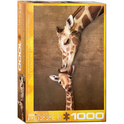 Eurographics Giraffe Mother's Kiss 1000pcs Jigsaw puzzle 1000 pc(s) Animals