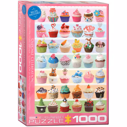 Eurographics Cupcake Celebration 1000pcs, 1000 pc(s), Food & drinks