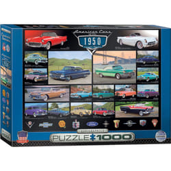 Eurographics American Cars of the 1950s 1000pcs Jigsaw puzzle 1000 pc(s) Vehicles
