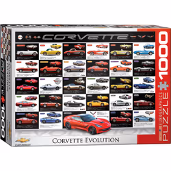 Eurographics Corvette Evolution 1000pcs, 1000 pc(s), Vehicles