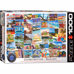 Eurographics Globetrotter Beaches 1000pcs, 1000 pc(s), Landscape