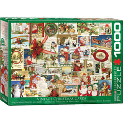 Eurographics Vintage Christmas Cards 1000pcs Jigsaw puzzle 1000 pc(s) Holidays