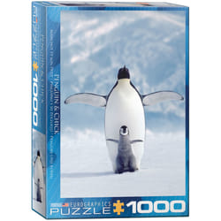 Eurographics Penguin & Chick 1000pcs Jigsaw puzzle 1000 pc(s) Animals