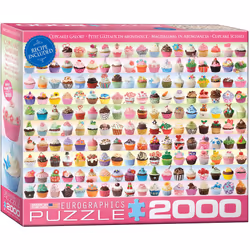 Eurographics Cupcakes Galore 2000pcs, 1000 pc(s), Food & drinks
