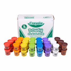 Crayola Dough Classpack - 8 Assorted Colors (48 Count) 3oz Kids Dough Classroom Supplies for Teachers & Art Projects Nonto ...
