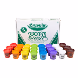 Crayola Dough Classpack 8 Assorted Colors Tactile Art Supplies 3oz Each 24 Count Bulk