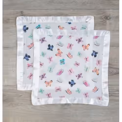 Mary Meyer Lulujo Cotton Security Blankets - Butterfly - 16x16″