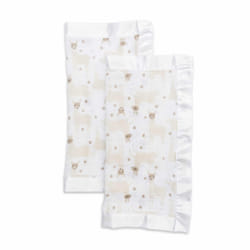 Mary Meyer Lulujo Cotton Security Blankets - Modern Llama - 16x16″