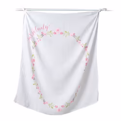 Mary Meyer Lulujo Baby’s First Year - “Isn’t She Lovely”, Blanket wrap, Pink, White, Boy/Girl