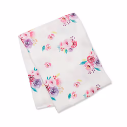 Mary Meyer Lulujo Hello World Hat & Swaddle Set - Posies