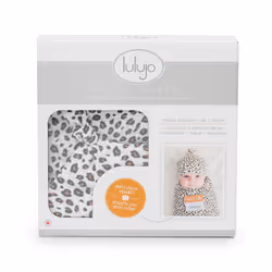 Mary Meyer Lulujo Hello World Hat & Swaddle Set - Leopard