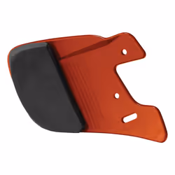 EASTON EXTENDED JAW GUARD  Left-Handed Batter  Texas Orange