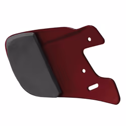 EASTON EXTENDED JAW GUARD  Left-Handed Batter  Maroon