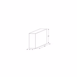 Icon I6S-12450 54 x 20 x 9 in. 39 gal Fresh Water Holding Tank