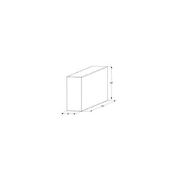 Icon I6S-12450 54 x 20 x 9 in. 39 gal Fresh Water Holding Tank