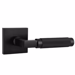 Explore Hardware Soho Model Solid Brass Lever Hallway & Closet Passage Door Handle Matte Black