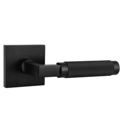 Explore Hardware Soho Model Solid Brass Lever Hallway & Closet Passage Door Handle  Matte Black