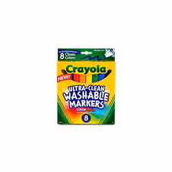 Crayola Broad Line Washable Markers 8 Markers Classic Colors Pack of 10