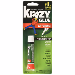 Krazy Glue Instant Purpose Tube 0.07-Ounce Pack of 6 Clear 6 count