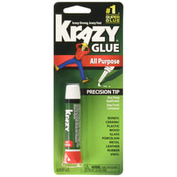 Krazy Glue Instant Purpose Tube 0.07-Ounce Pack of 6  Clear 6 count