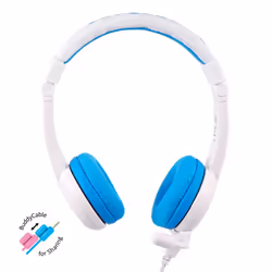 BuddyPhones School+ Headset Wired Head-band Calls/Music Blue, White - Additional view 4