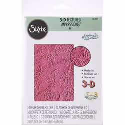 Sizzix 3-D Textured Impressions Embossing Folder Multi Color