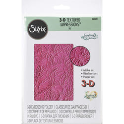 Sizzix 3-D Textured Impressions Embossing Folder  Multi Color