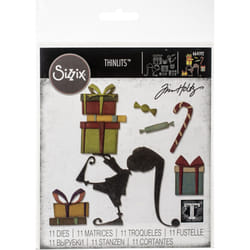 Sizzix Thinlits Dies By Tim Holtz-Santa's Helper 664192