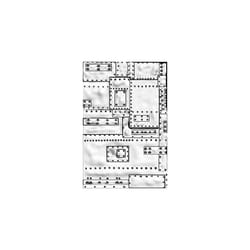3-D Texture Fades Embossing Folder Mini Foundry by Tim Holtz, 665634, Multicolor, One Size