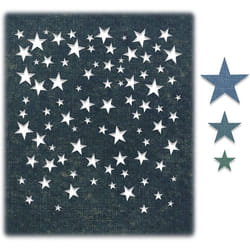 Sizzix Thinlits Die Set 4PK 664732 Falling Stars by Tim Holtz