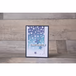 Sizzix Thinlits Die Set 4PK 664732 Falling Stars by Tim Holtz