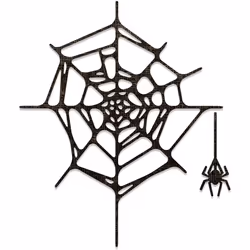 Sizzix Thinlits Die Set 2PK 664747 Spider Web by Tim Holtz