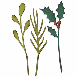Sizzix Bigz L Die 664757 Festive Stems by Tim Holtz