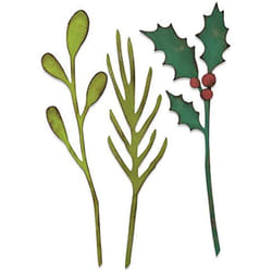 Sizzix Bigz L Die 664757 Festive Stems by Tim Holtz