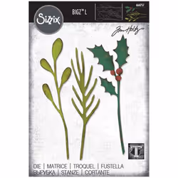 Sizzix Bigz L Die 664757 Festive Stems by Tim Holtz