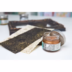 Sizzix 664810 wood finishing wax Gold metallic