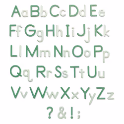 Sizzix 665335, Symbol stencil, Adult & children, Green, Boy/Girl, 92 pc(s)