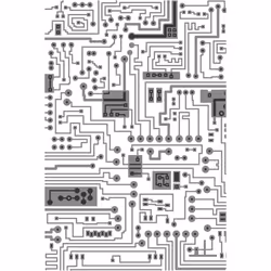 Sizzix Multi-Level Textured Impressions Embossing Folder Circuit by Tim Holtz, 665372, Multicolor, One Size