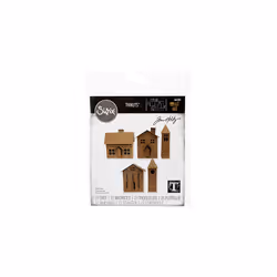 Thinlits Die Set 21PK Paper Village #2 by Tim Holtz, 665585, Multicolour, One Size