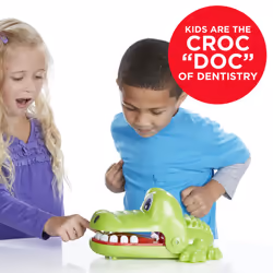 Hasbro Gaming Crocodile Dentist Kids Board Game  Ages 4 And Up (Amazon Exclusive)