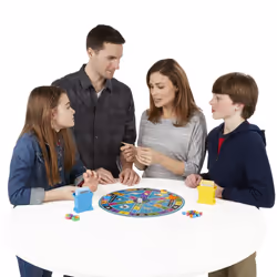 Hasbro Gaming Trivial Pursuit Game: Family Edition Board Game  Family Trivia Games for Adults and Kids  2+ Players  Ages 8+ (Amazon Exclusive)