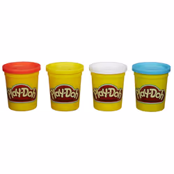 Hasbro Play-Doh For Modeling 4-Pack of Colors 16 Ounce Total - Red  Ye