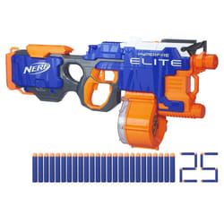 Nerf HyperFire Motorized Elite Blaster  25-Dart Drum  Fires Up to 5 Darts Per Second  Includes 25 Official Elite Darts (Amazon Exclusive)