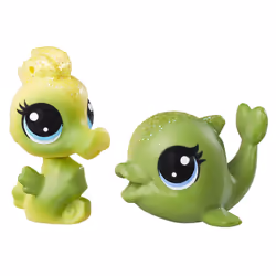 Littlest Pet Shop Splashina Lemonglow & Salty Shimmerton