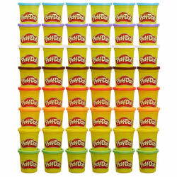 Play-Doh Bulk Pack of 48 Cans 6 Sets of 8 Modeling Compound Colors Perfect for Halloween Treat Bags Party Favors Arts & C ...