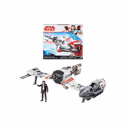 STAR WARS Force Resistance Ski Speeder and Captain Poe Dameron Figure