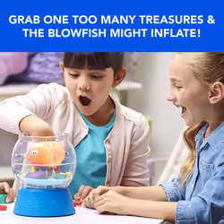 Hasbro Gaming Blowfish Blowup Game for Kids Ages 4 and Up