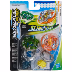 BEYBLADE Burst Turbo Slingshock Dual Pack Roktavor R4 Thorns-X Minoboros M4